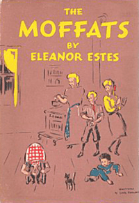 Cover of The Moffats by Eleanor Estes, illustration of four children